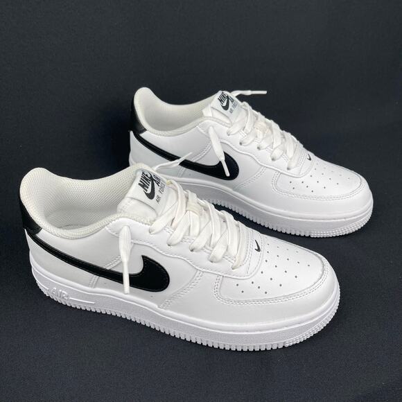 Nike Shoes - Nike Women White Black Air Force 1 Low GS Sneakers Size 6.5 New